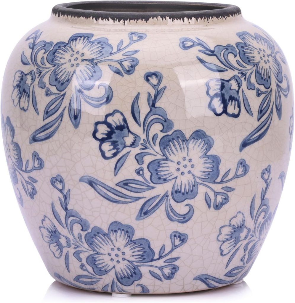 Chinoise Vase aus Keramik