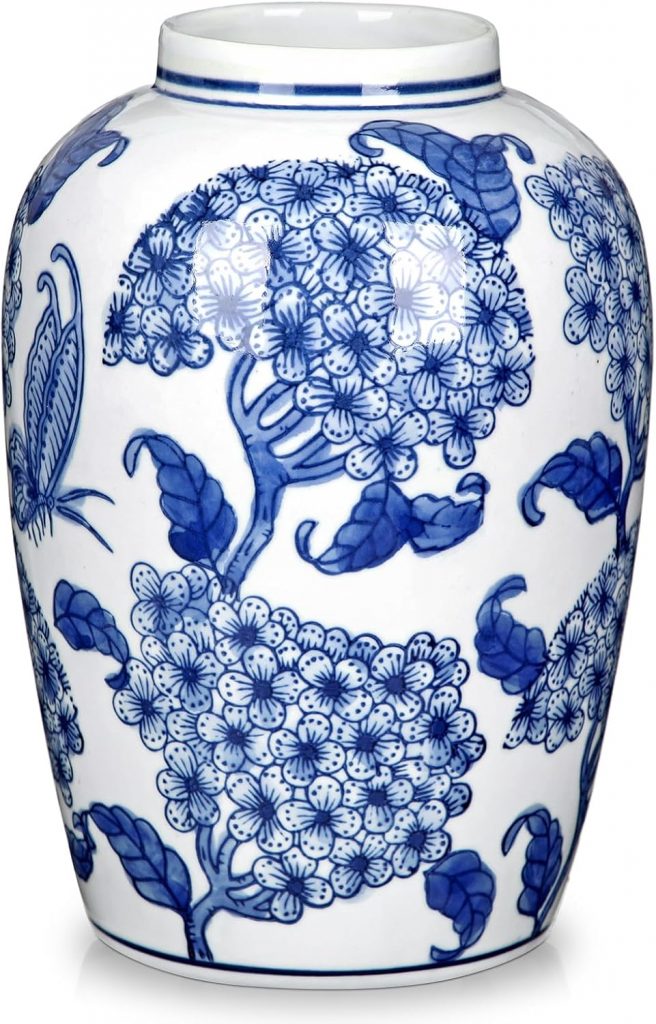 Porzellanvase im Retro Trend: Chinoiserie Vase 