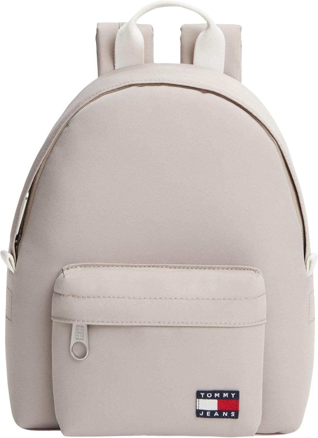 Tommy Jeans Damen Rucksack Daily Dome mit Branding, Beige (Stone), Einheitsgröße
