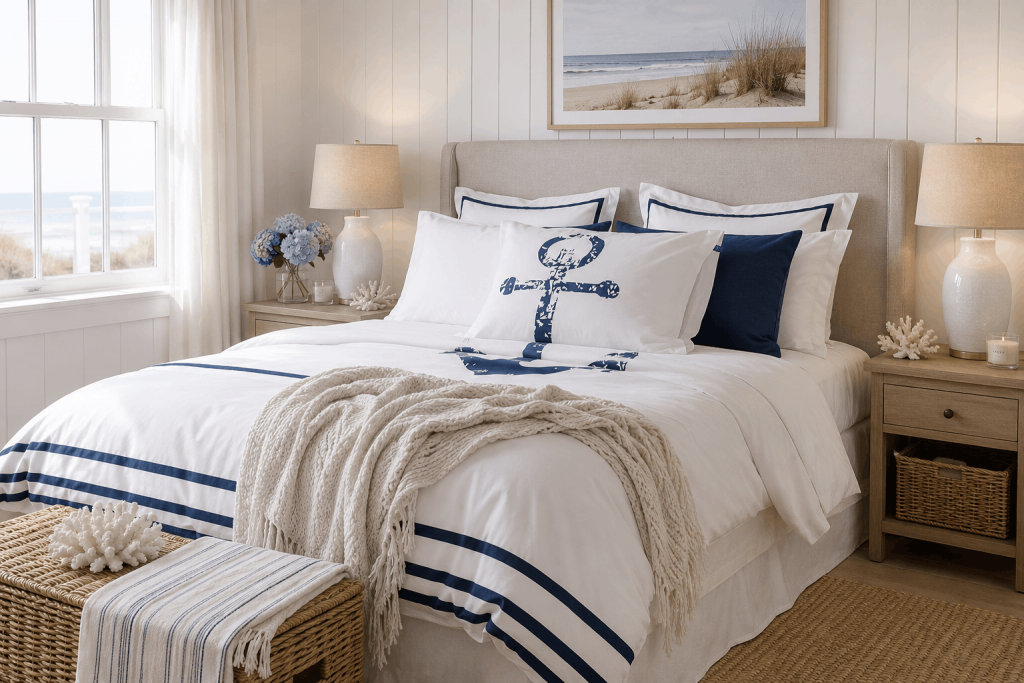 Schlafzimmer im Hamptons Stil