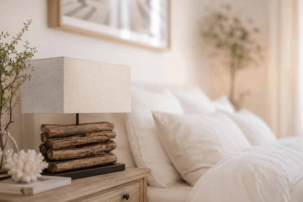 diese Lampe mit Treibholz sorgt für echte HamptonsVibes