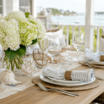 Der gedeckte Tisch im Hamptons Stil Der gedeckte Tisch im Hamptons-Stil