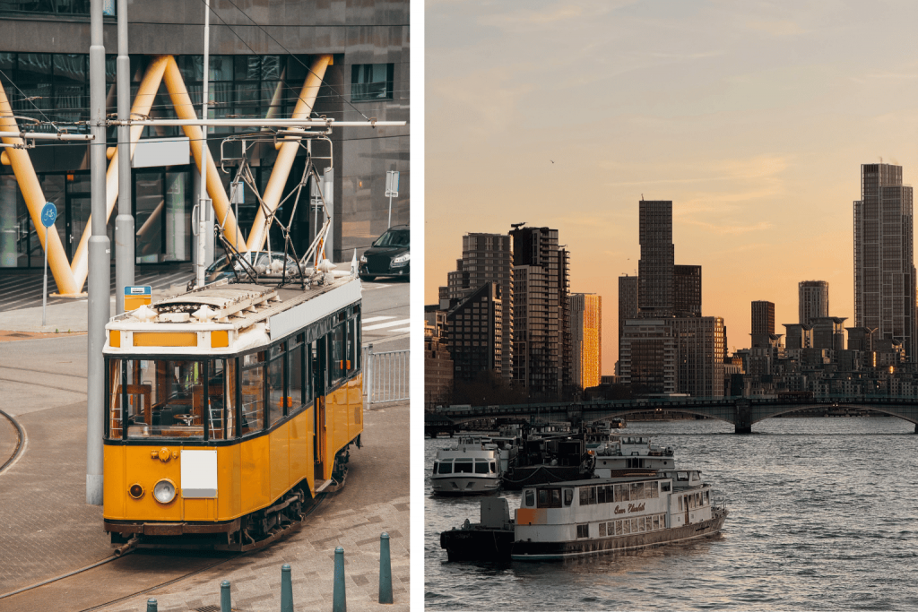 Rotterdam per Tram oder Boot erkunden