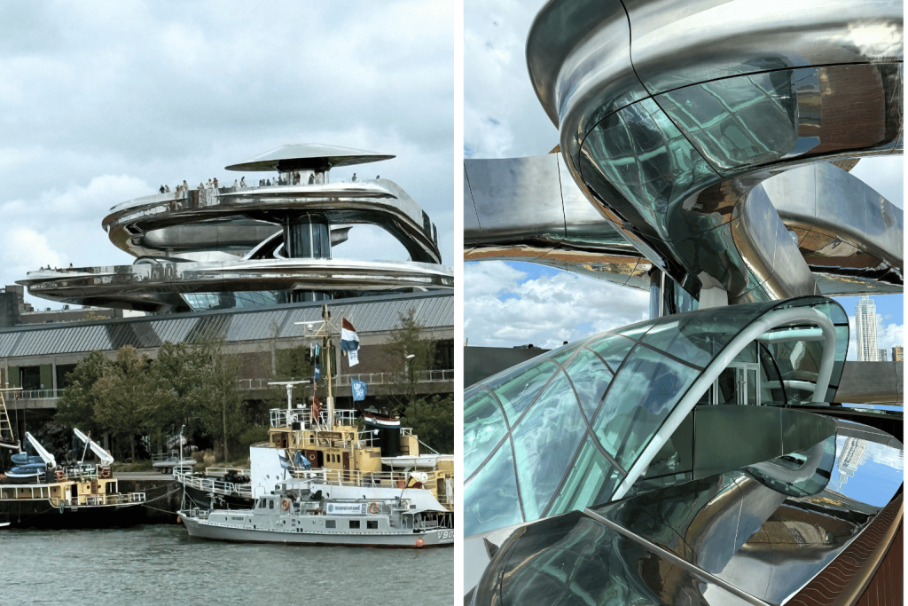 Museum Fenix mit Tornado in Rotterdam