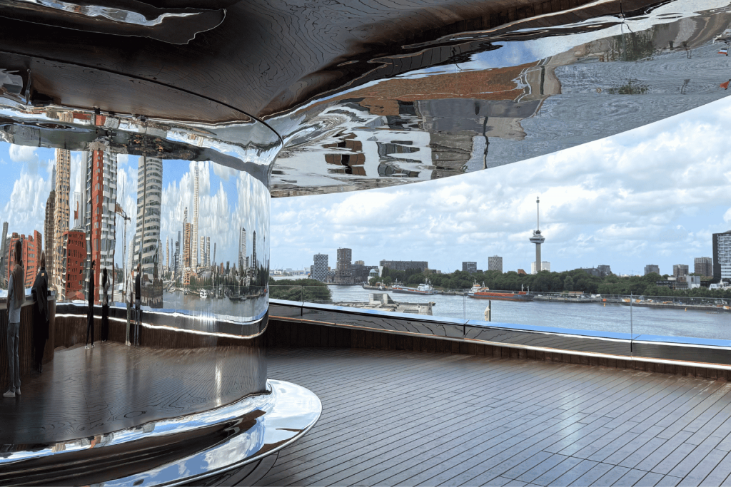Blick vom Tornado über Rotterdam