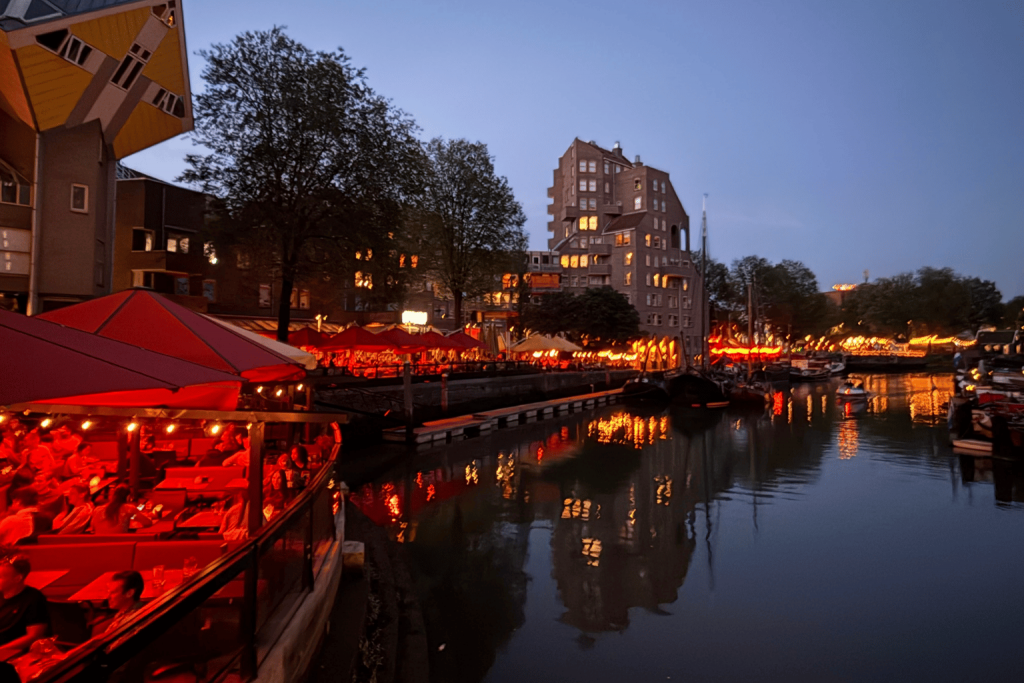 Gemütlicher Abend am Oude Haven