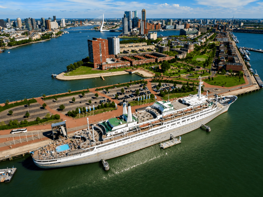 Schiff, Museum & Hotel - die ss Rotterdam