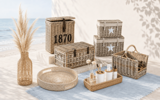 Die schönsten Körbe aus Seegras, Rattan und Wasserhyazinthe