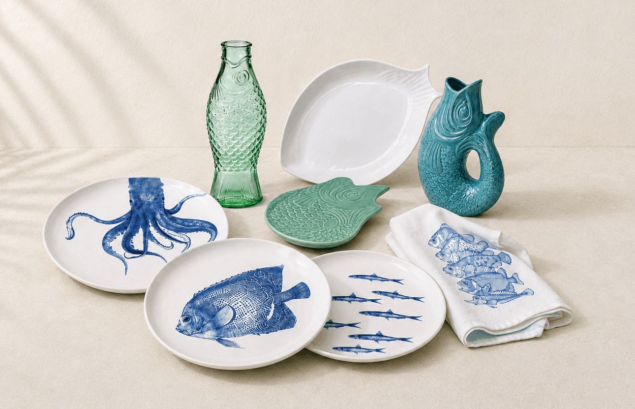 Tischdeko im Hamptons-Stil