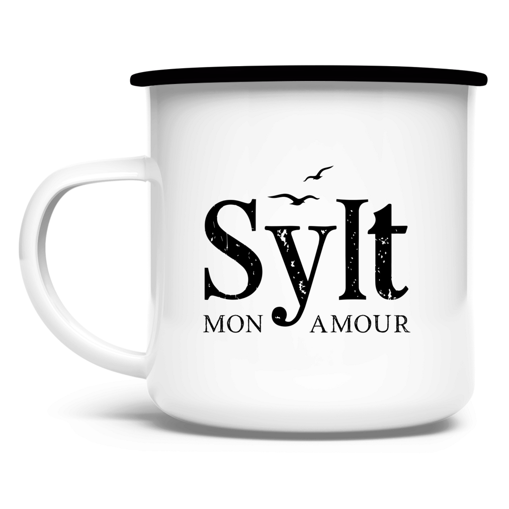 Sylt Tasse schwarz